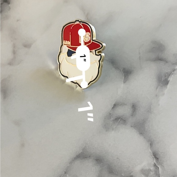 Lids Santa pin Nwot - Picture 2 of 3
